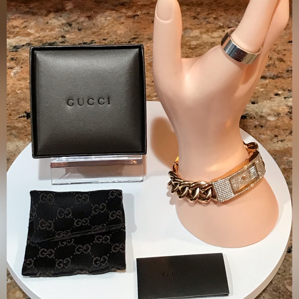 GUCCI Silver Ag925 Ring- Size US 8.75❤️ - Picture 14 of 17